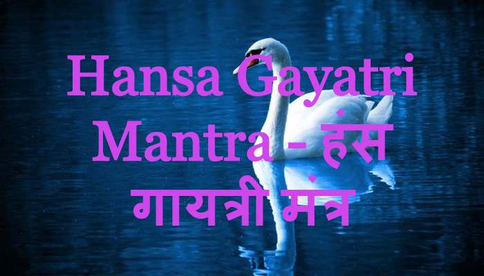 Hansa Gayatri Mantra